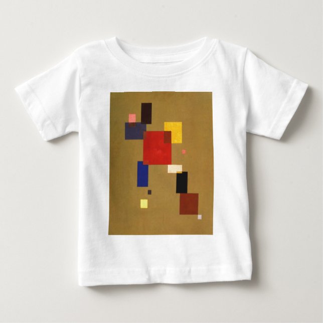 Camiseta De Bebé Kandinsky Trece Rectángulos Resumen Pintura (Anverso)