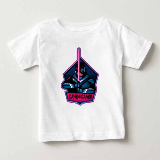 Camiseta De Bebé KANENI GAMER jugador árabe tunecino (Anverso)