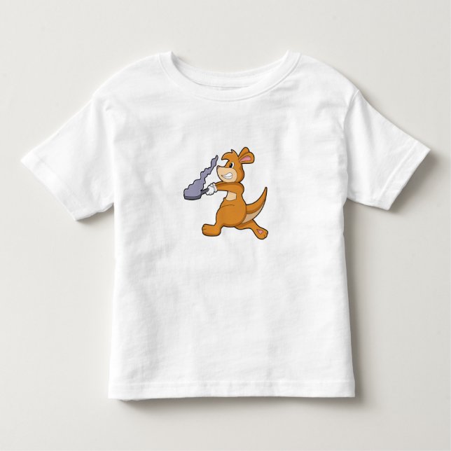 Camiseta De Bebé Kangaroo: Cocina con Pan (Anverso)
