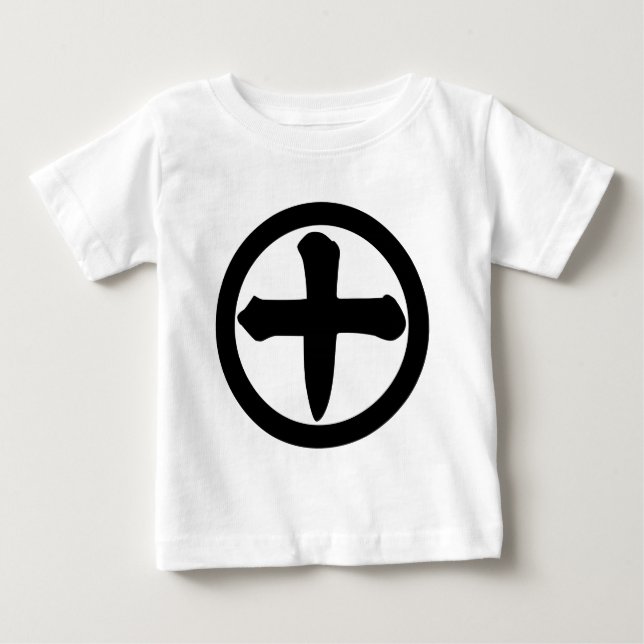 Camiseta De Bebé Kanji numeral diez en círculo (Anverso)