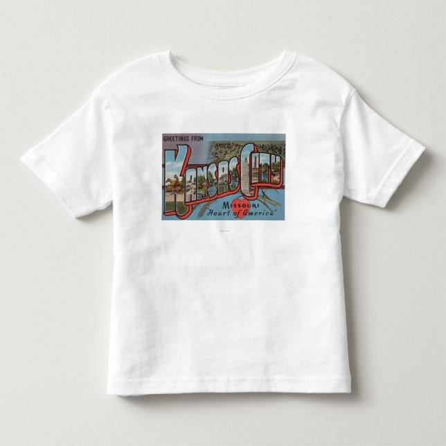 Camiseta De Bebé Kansas City, Missouri (corazón) (Anverso)