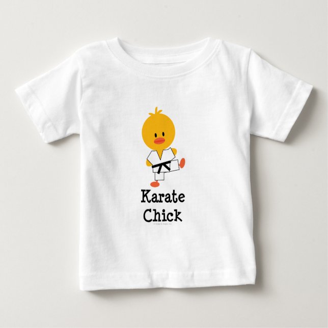 Camiseta De Bebé Karate Chick Infant Tee (Anverso)