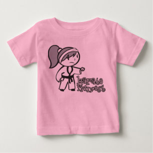Camiseta De Bebé Karate Princess