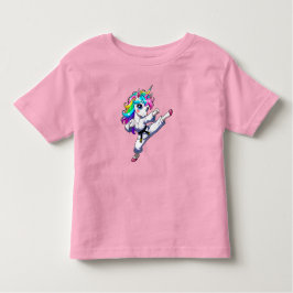 Camiseta De Bebé Karate unicorn 