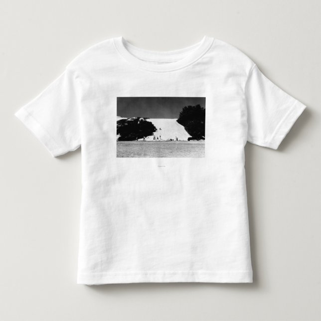 Camiseta De Bebé Kauai, Hawaii - vista de las arenas del (Anverso)