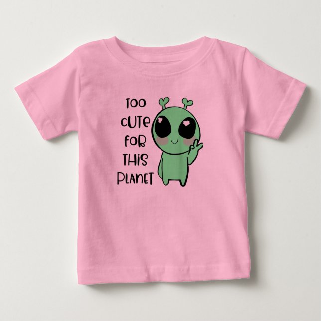 Camiseta De Bebé Kawaii Arte Extranjero Demasiado Apropiado Para Es (Anverso)