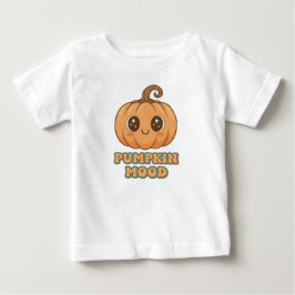 Camiseta De Bebé Kawaii Calabaza Mood Baby T-Shirt