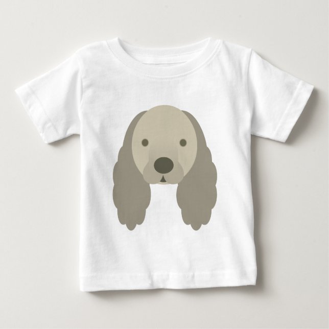 CAMISETA DE BEBÉ KAWAII COCKER SPANIEL DOGGIE PERRO MUY DULCE (Anverso)