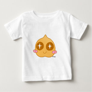 Camiseta De Bebé Kawaii del garbanzo