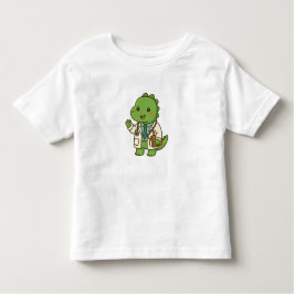 Camiseta De Bebé Kawaii Doctor Dinosaur – Cute Dino Jobs
