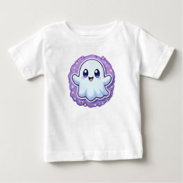 Camiseta De Bebé Kawaii Ghost Baby Bodysuit - Cute Halloween