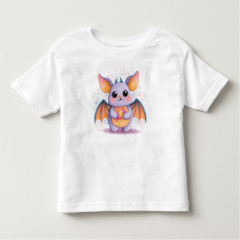 Camiseta De Bebé Kawaii Halloween Bat T-Shirt