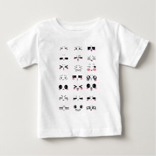 Camiseta De Bebé kawaii kaomoji
