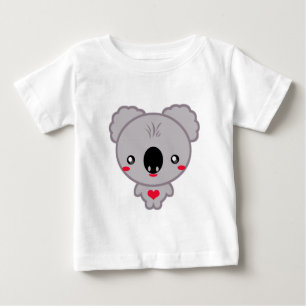 Camiseta De Bebé Kawaii Koala Bear