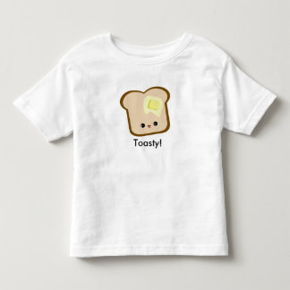 Camiseta De Bebé ¡Kawaii lindo Toasty! Niño T de la tostada y de la