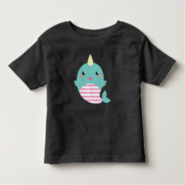 Camiseta De Bebé Kawaii Narwhal
