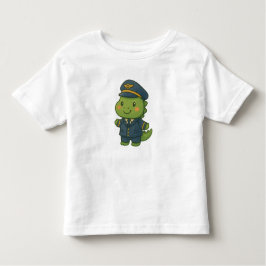 Camiseta De Bebé Kawaii PilotDinosaur – Cute Dino Jobs
