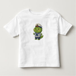 Camiseta De Bebé Kawaii Sailor Dinosaur – Cute Dino Jobs