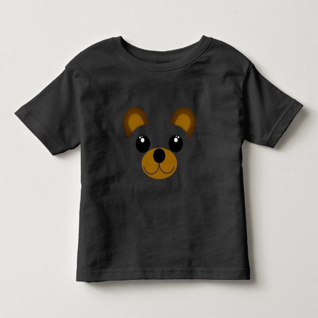 Camiseta De Bebé Kawaii Style Bear (Anverso)
