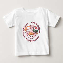 Camiseta De Bebé kawaii sushi con citas graciosas para el amante ne