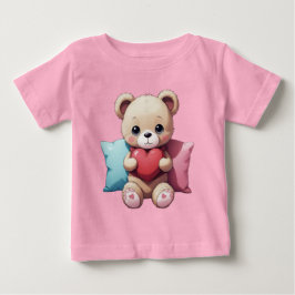 Camiseta De Bebé Kawaii Teddy Bear
