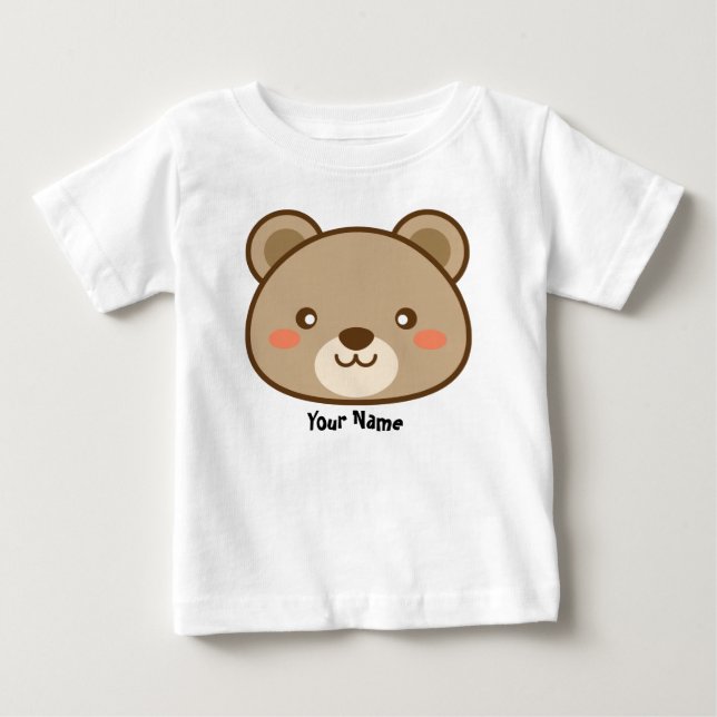 Camiseta De Bebé Kawaii Teddy Bear (Anverso)