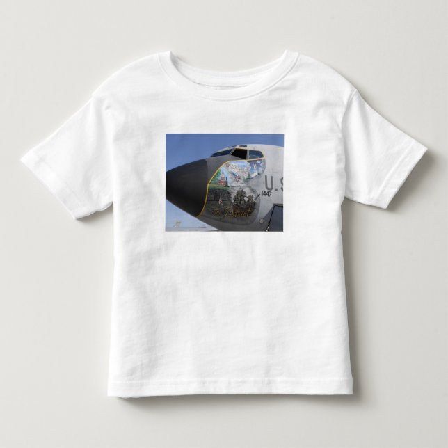 Camiseta De Bebé KC-135 Estratotankerque muestra una nariz patrióti (Anverso)