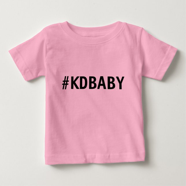 Camiseta De Bebé KD Baby Pink Tutu (Anverso)