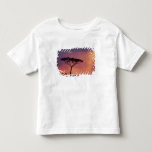 Camiseta De Bebé Kenia: Parque Nacional Masai Mara, Atardecer.