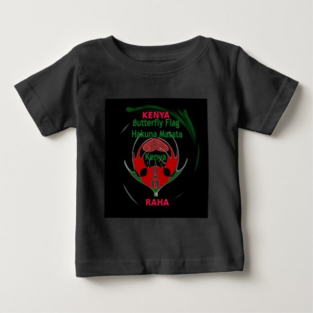 Camiseta De Bebé Kenia Raha Hakuna Matata.jpg (Anverso)