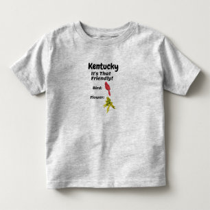 Camiseta De Bebé Kentucky Es Así de Amistoso