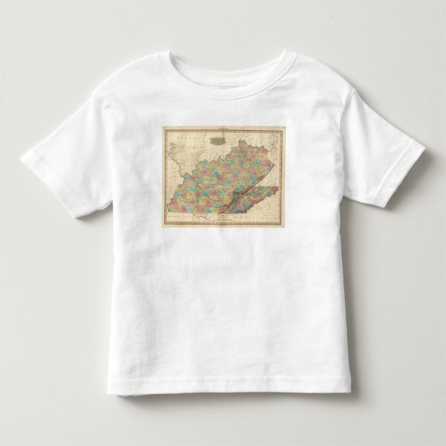 Camiseta De Bebé Kentucky y Tennessee 3 (Anverso)
