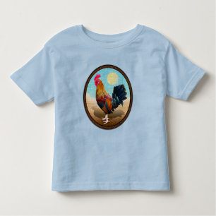 Camiseta De Bebé Key West - Óvalo de cosecha de gallos gitanos
