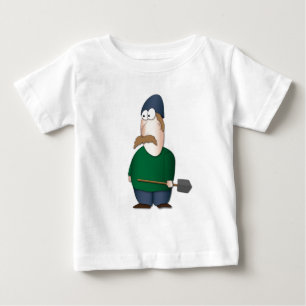 Camiseta De Bebé Kibbutz Man ("Kibbutznick")