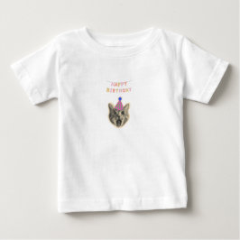 Camiseta De Bebé Kids Birthday Party Dinosaur Fun Design