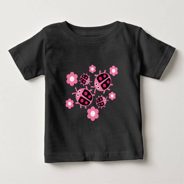 Camiseta De Bebé Kids Coccinellidae ladybug (Anverso)