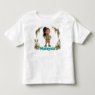 Camiseta De Bebé Kids Malaysia Halloween Tee Lil' Bayou Explorers