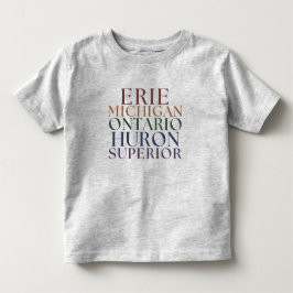 Camiseta De Bebé Kids Michigan Great Lakes State Tee