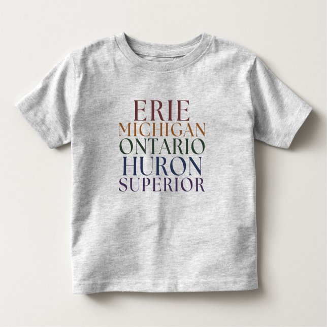 Camiseta De Bebé Kids Michigan Great Lakes State Tee (Anverso)
