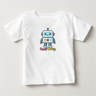 Camiseta De Bebé Kids Robot Beep Boop Cute Robots