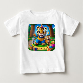 Camiseta De Bebé Kids Tiger's Neighborhood 2nd Birthday