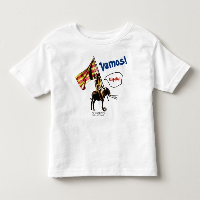 Camiseta De Bebé Kid's VAMOS!España! No.3 (Anverso)