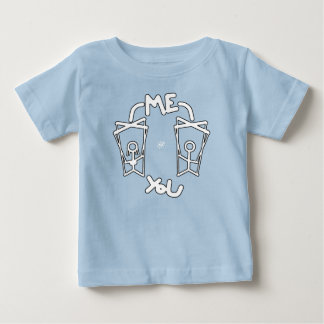 Camiseta De Bebé Kids vs parents dynamics joke baby T-Shirt