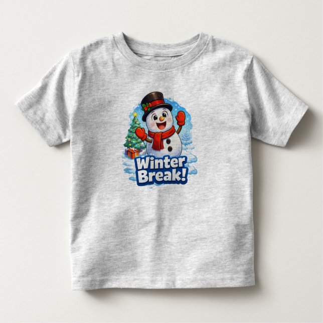 Camiseta De Bebé Kids Winter Holiday Gift (Anverso)
