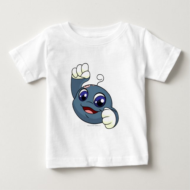 Camiseta De Bebé Kiko Blue (Anverso)