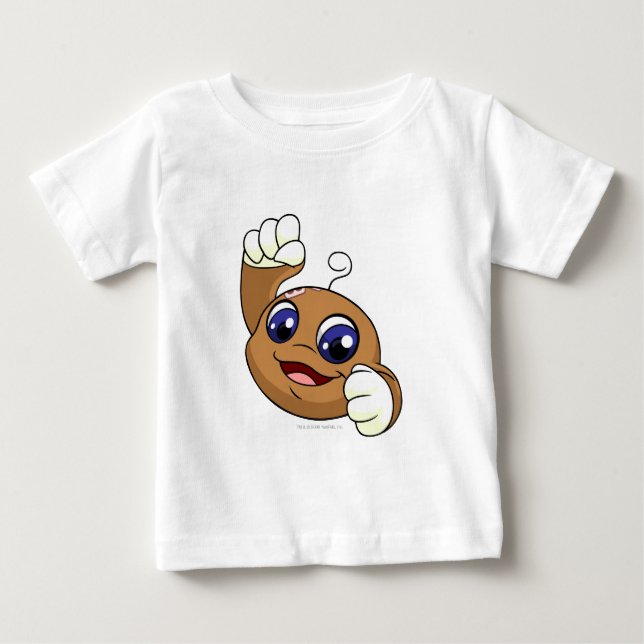 Camiseta De Bebé Kiko Brown (Anverso)