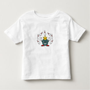 Camiseta De Bebé King en Bowling con bolas