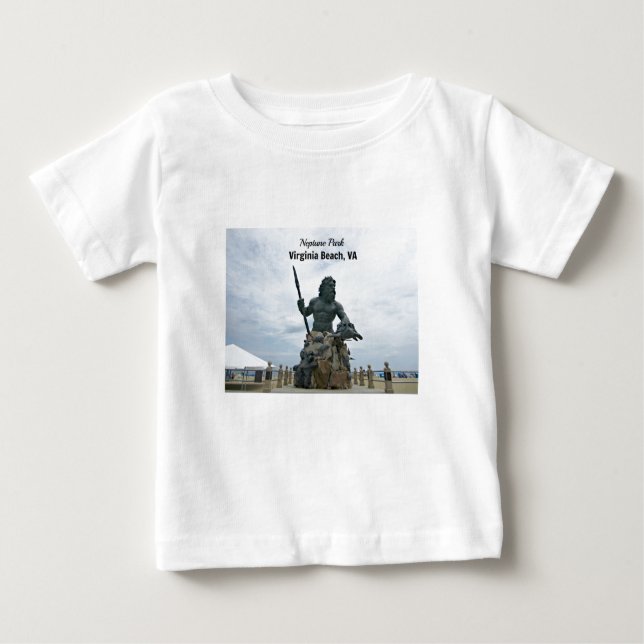 Camiseta De Bebé King Neptune Park, Virginia Beach, VA (Anverso)