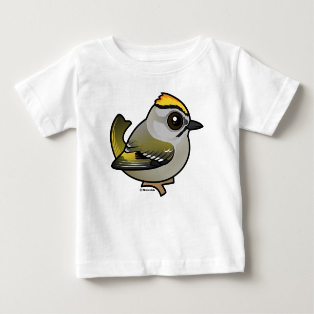 Camiseta De Bebé Kinglet de corona dorada (Anverso)