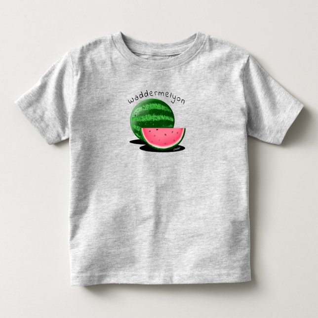 Camiseta De Bebé KiniArt Sandía (Anverso)